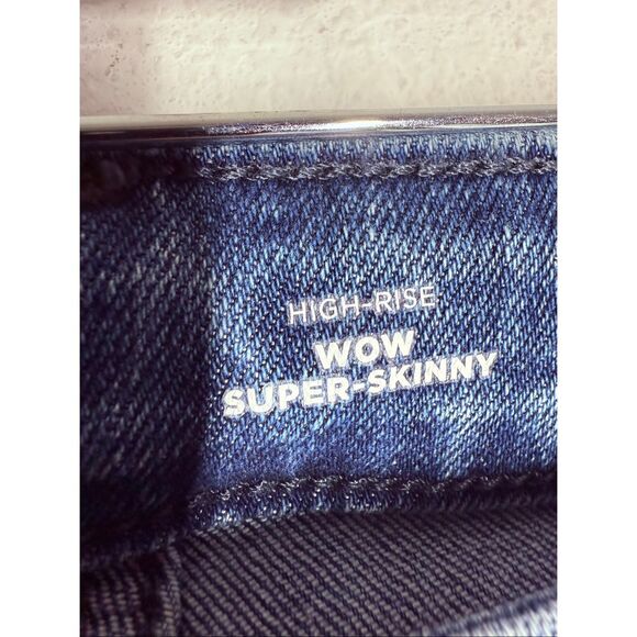 Old Navy Women’s High Rise WOW Super Skinny Jeans Size 18 Blue - Picture 3 of 11